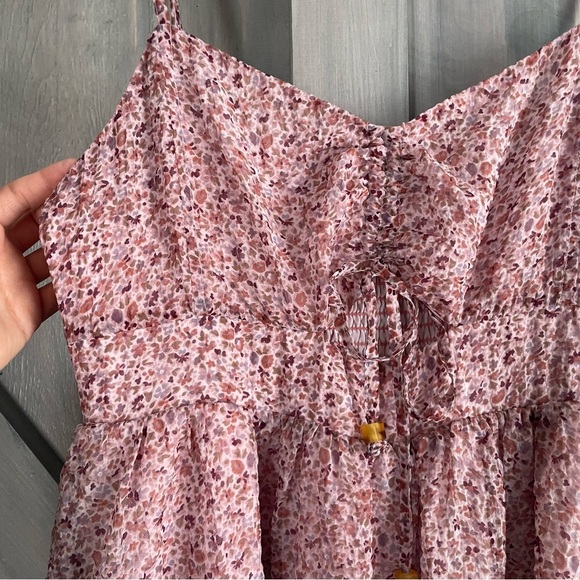 Seersucker Keyhole Tiered Midi Dress in Cottage Garden size 10 NWOT‎ - Picture 8 of 15